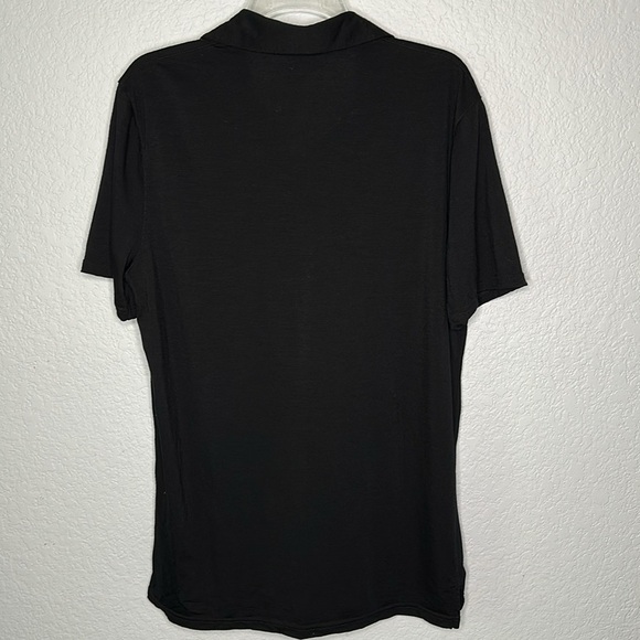 Smartwool Men's Black Polo Short Sleeve Shirt Medium - Picture 5 of 10